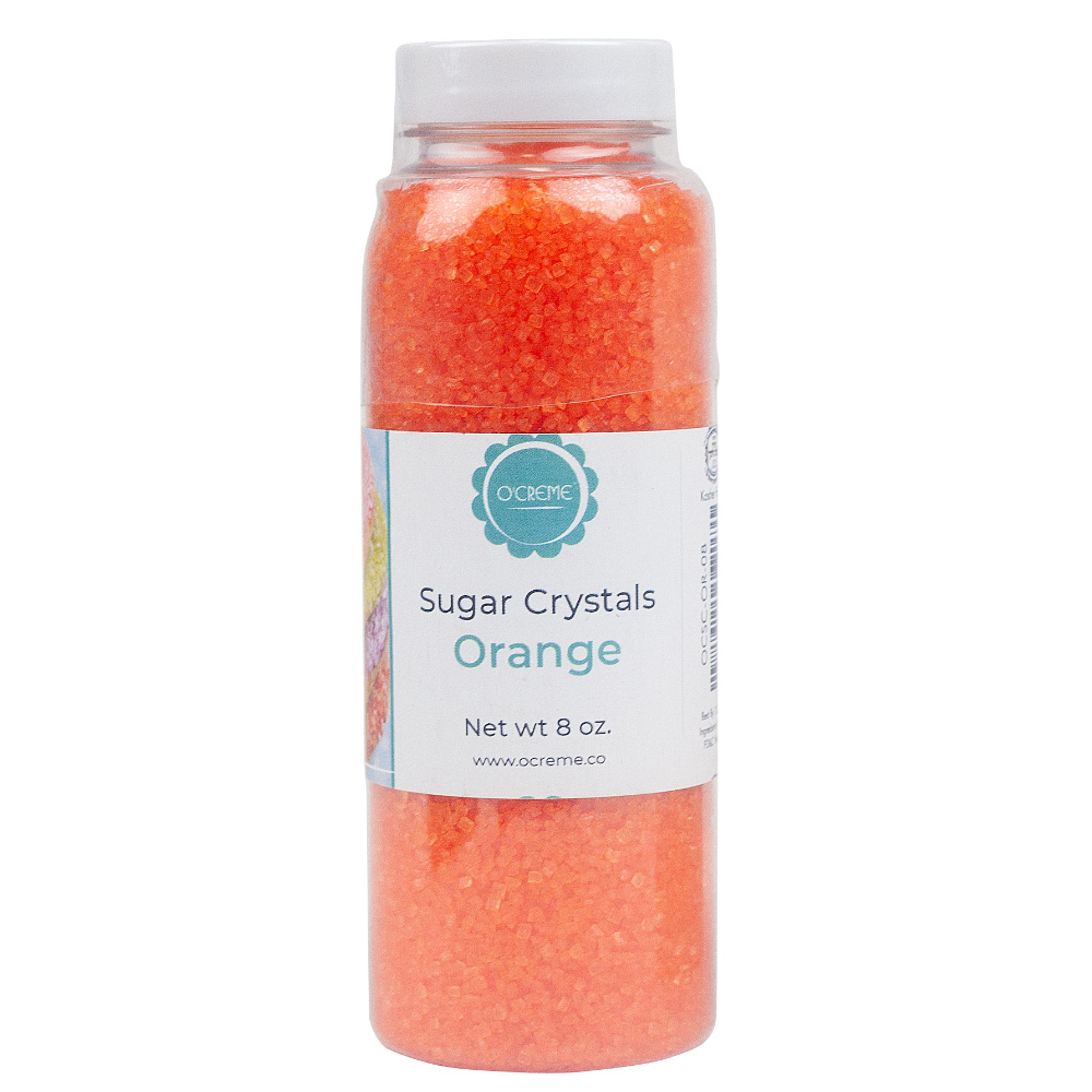 O'Creme Orange Sugar Crystals, 8 oz.