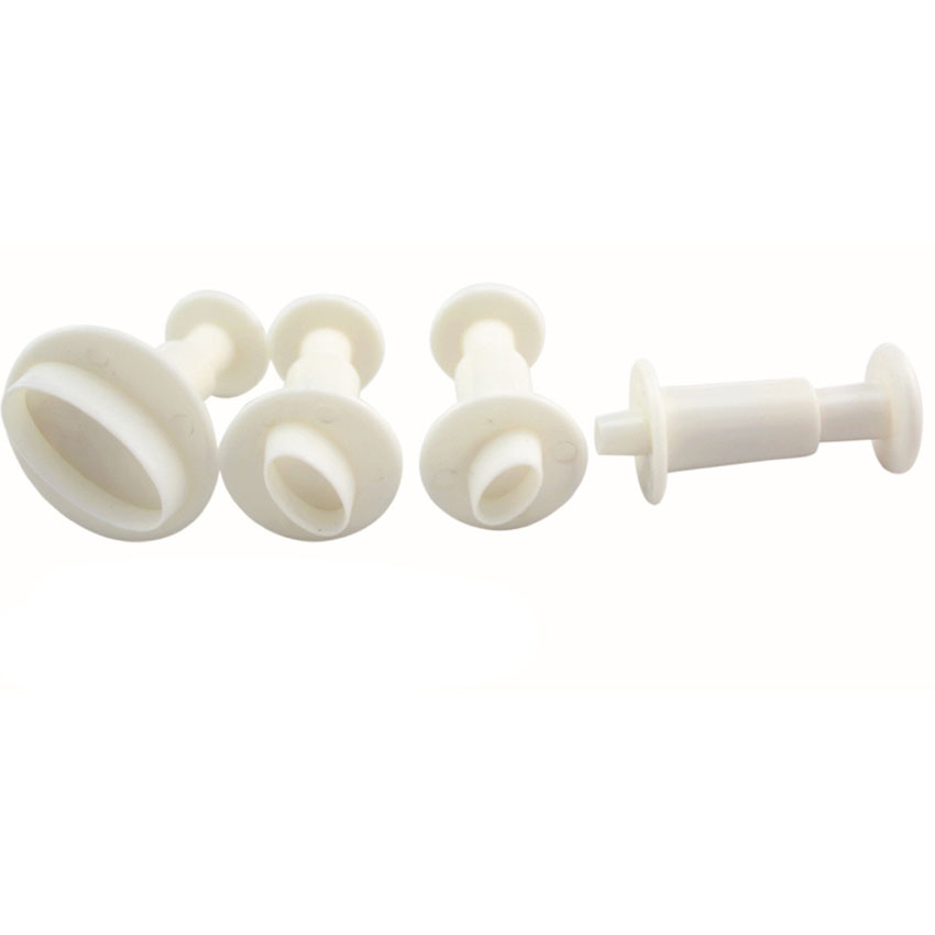 O'Creme Oval Plunger Cutter, Set of 4