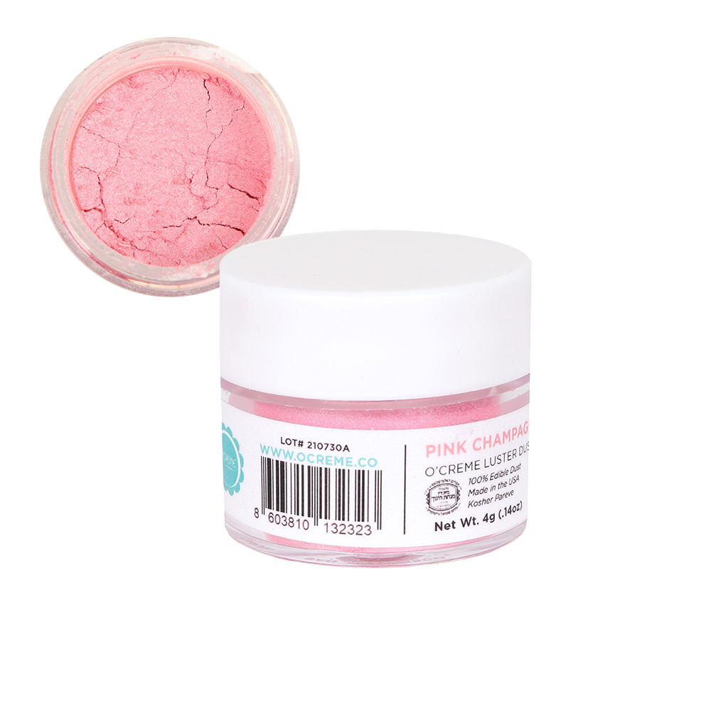 O'Creme Pink Champagne Luster Dust, 4 gr.