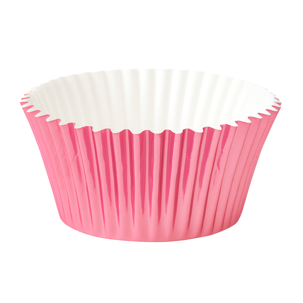 O'Creme Pink Foil Cupcake Liners, 2" Diameter - Pack of 500