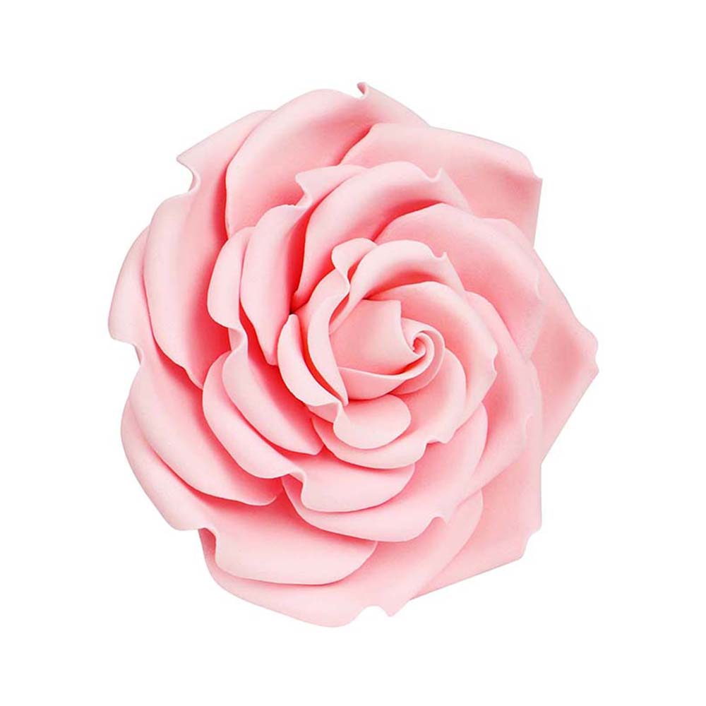 O'Creme Pink Rebecca Rose Gumpaste Flowers - Set of 3