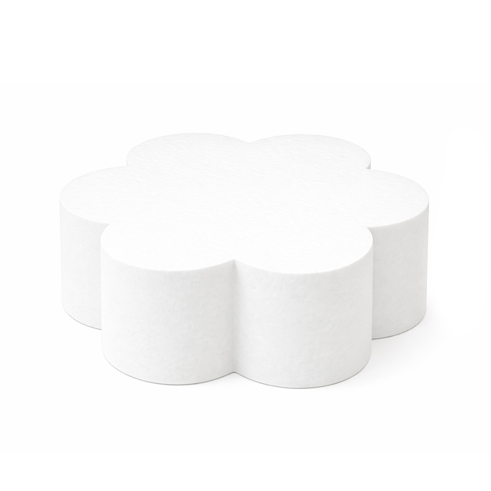 O'Creme Polystyrene Petal Cake Dummy, 10" x 4" High