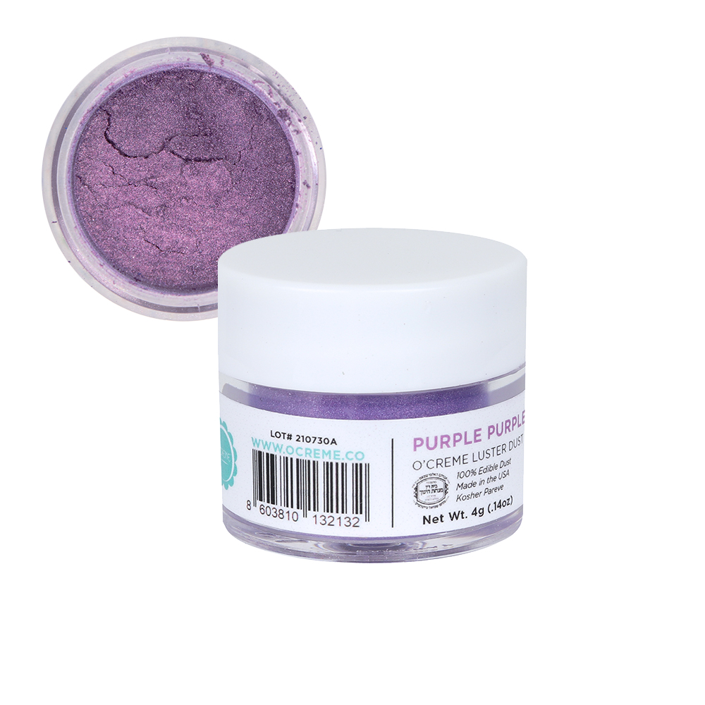 O'Creme Purple Purple Luster Dust, 4 gr.