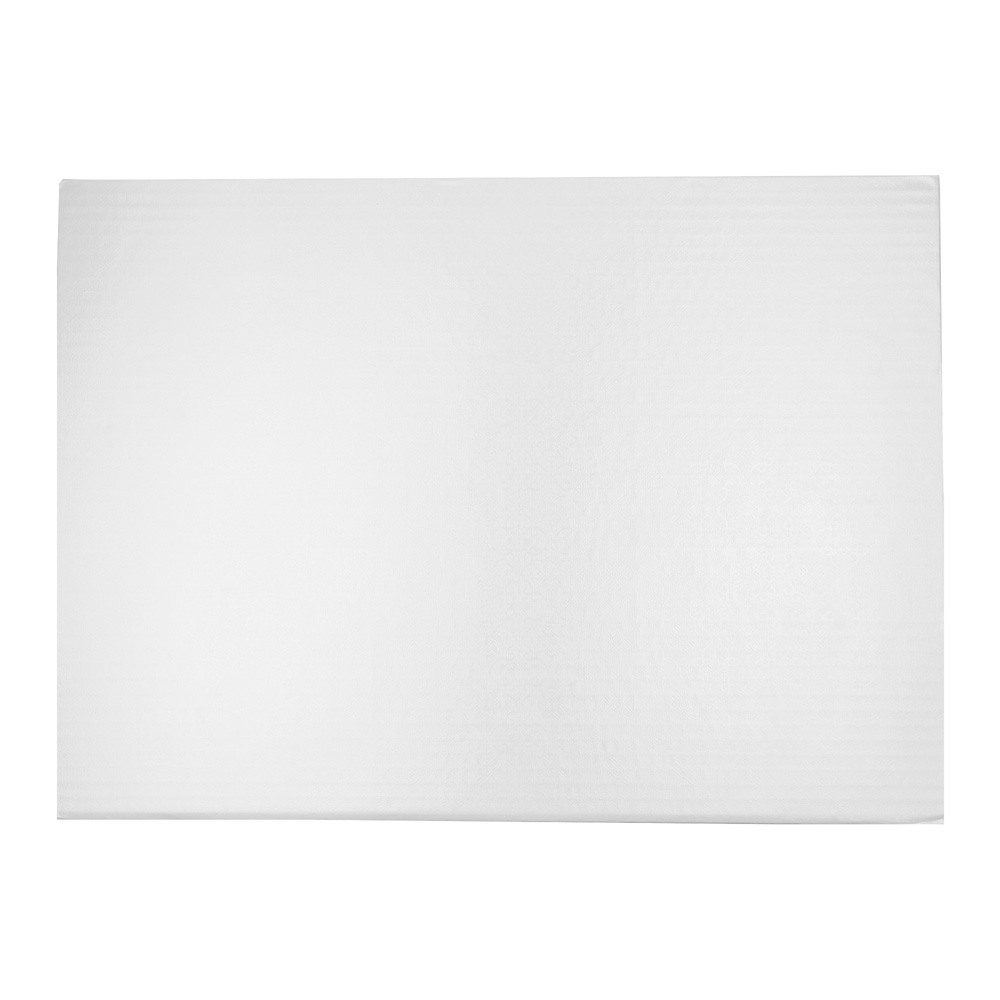 O'Creme Full Size Rectangular White Foil Cake Board, 1/2" Thick, Pack of 5