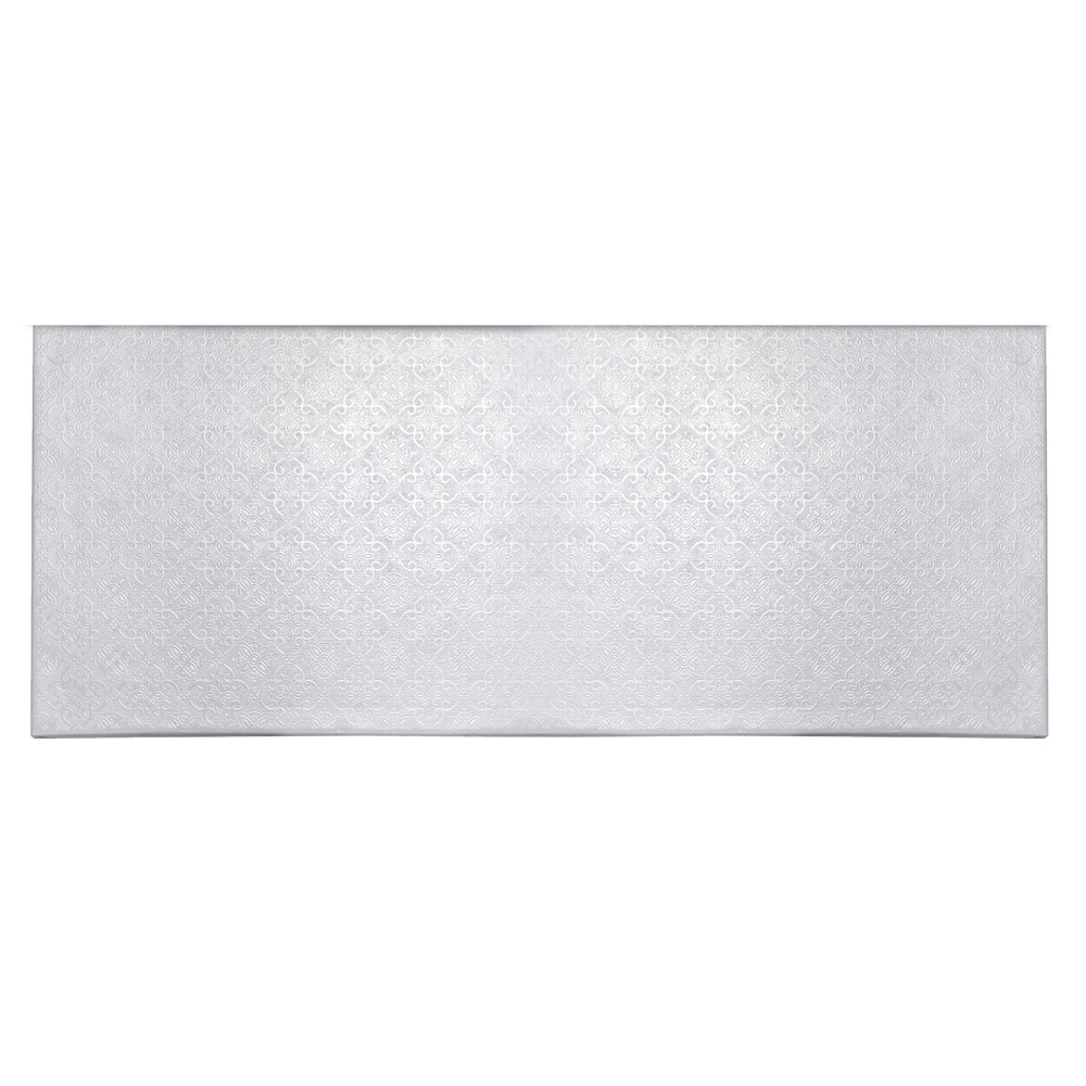 O'Creme White Log Cake Drum Board, 16" x 6" x 1/4" Thick, Pack of 10