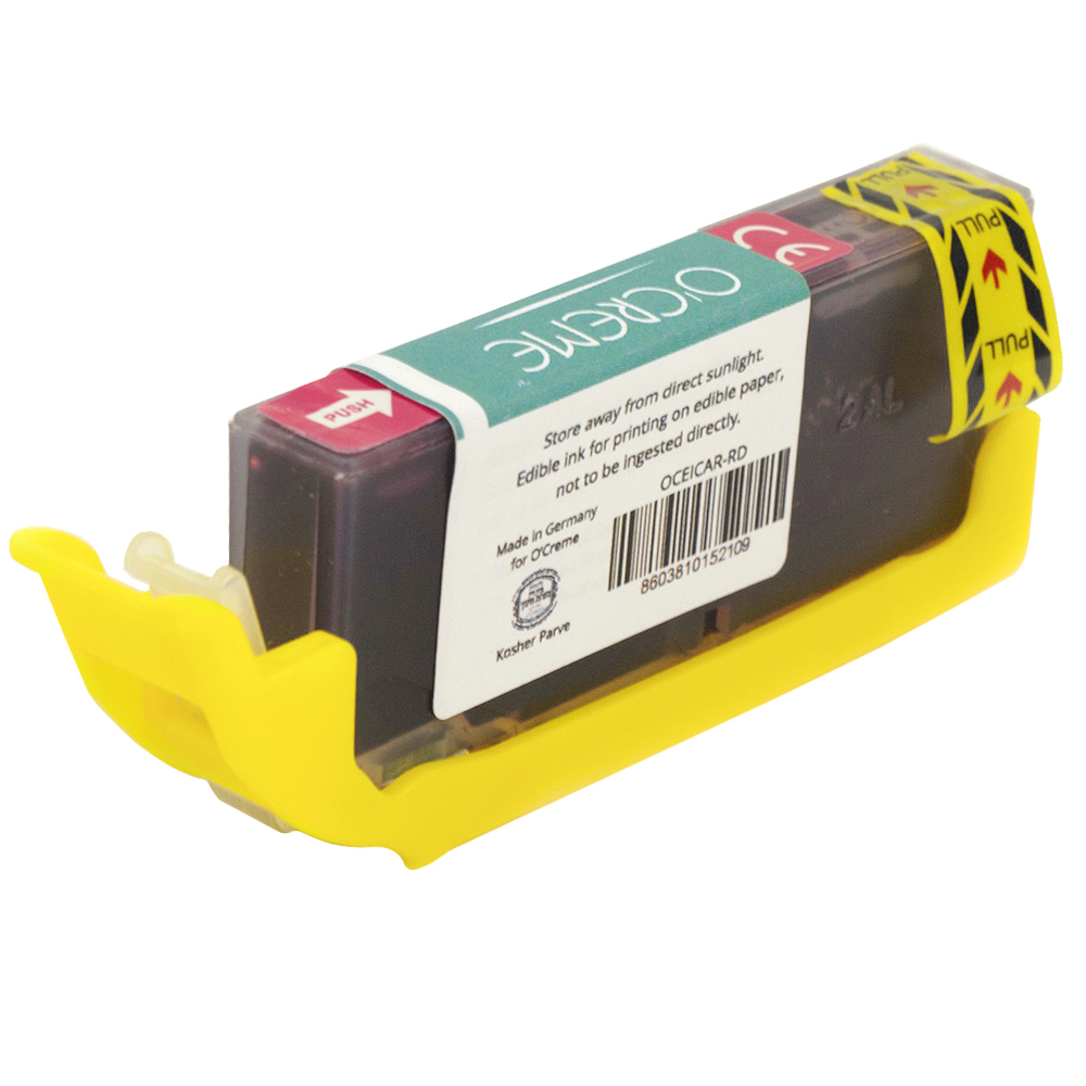 O'Creme Red Edible Ink Cartridge for Canon 280/281 Printer