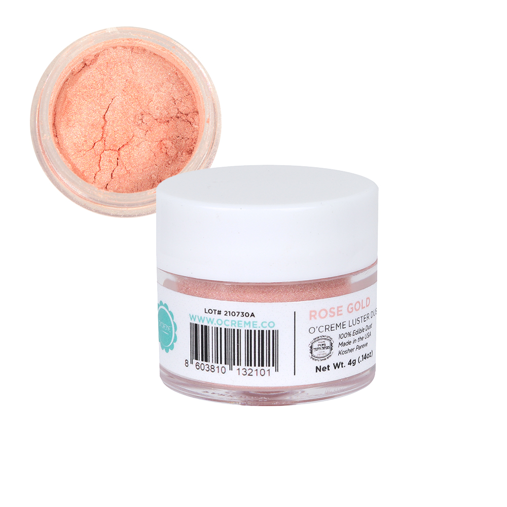 O'Creme Rose Gold Luster Dust, 4 gr.