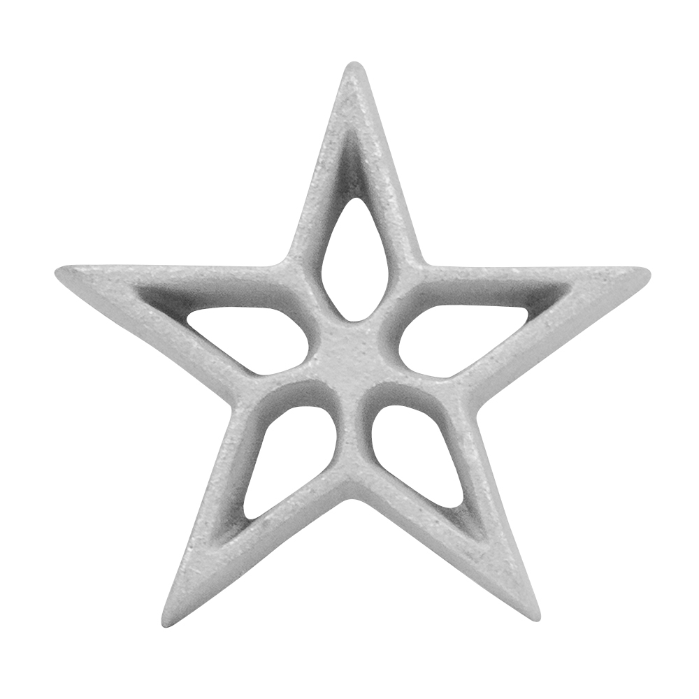 O'Creme Rosette-Iron Mold, Cast Aluminum Star Shape