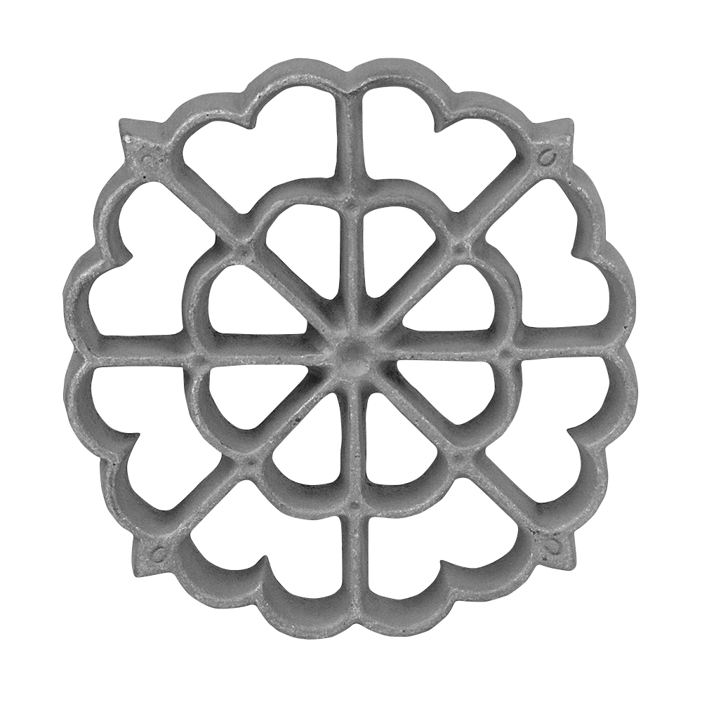 O'Creme Rosette-Iron Mold, Geometric Spanish Design