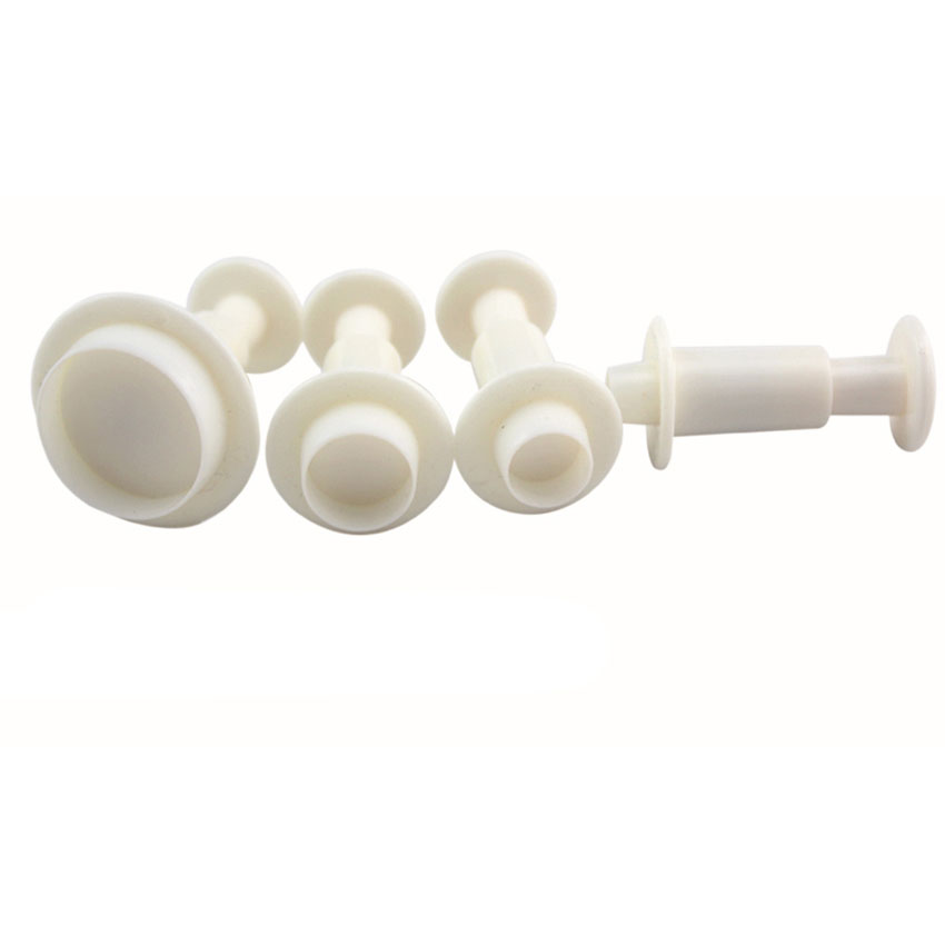 O'Creme Round Plunger Cutter, Set of 4