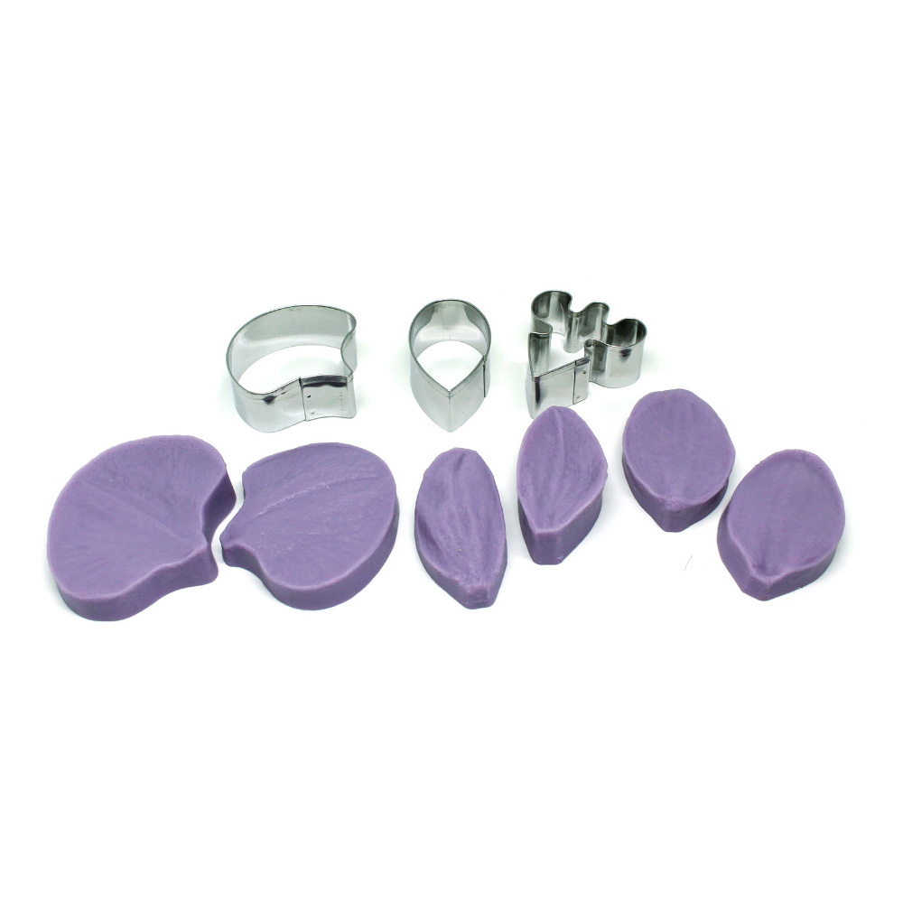 O'Creme Set of Orchid Cutters and Molds