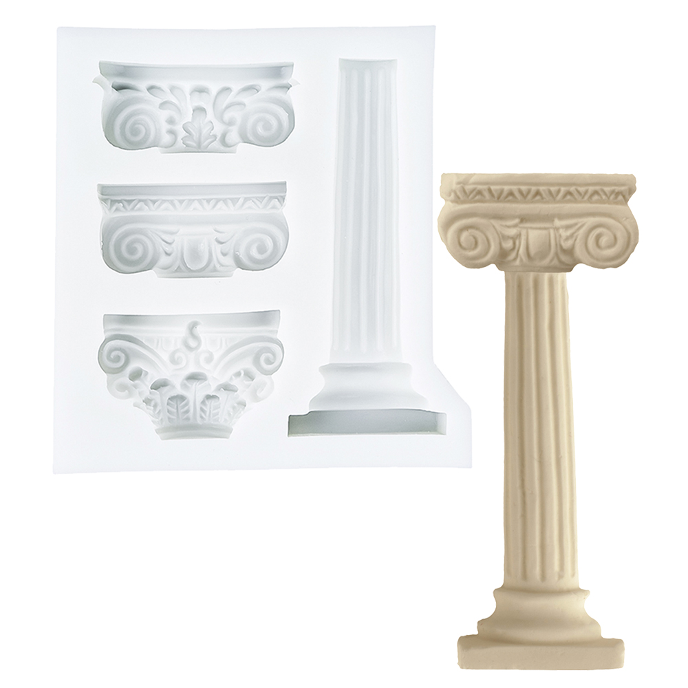 O'Creme Silicone Columns Fondant Mold