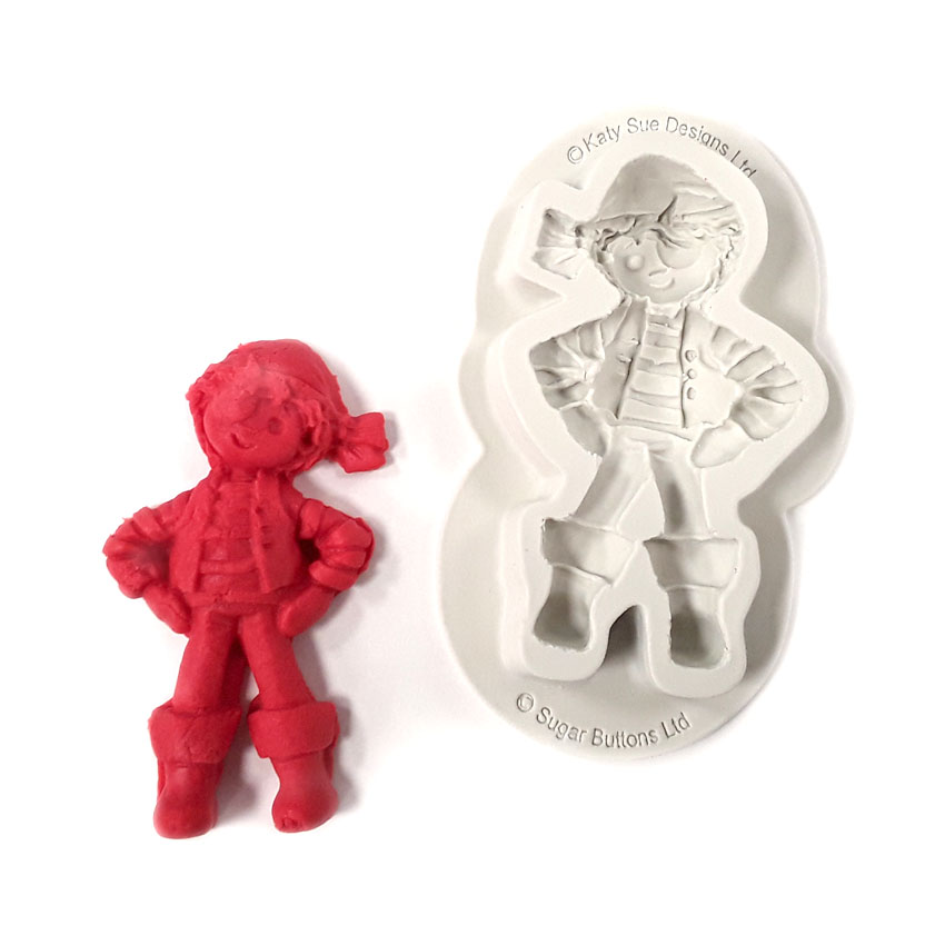 O'Creme Silicone Fondant Mold, Pirate