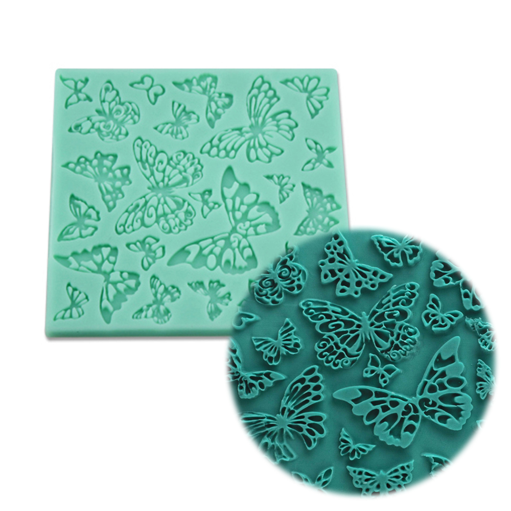 O'Creme Silicone Fondant Mold, Butterflies 