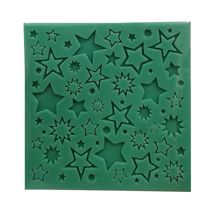 O'Creme Silicone Fondant Mold, Stars