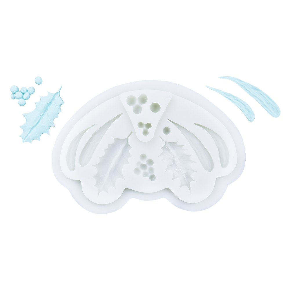 O'Creme Silicone Mistletoe Fondant Mold