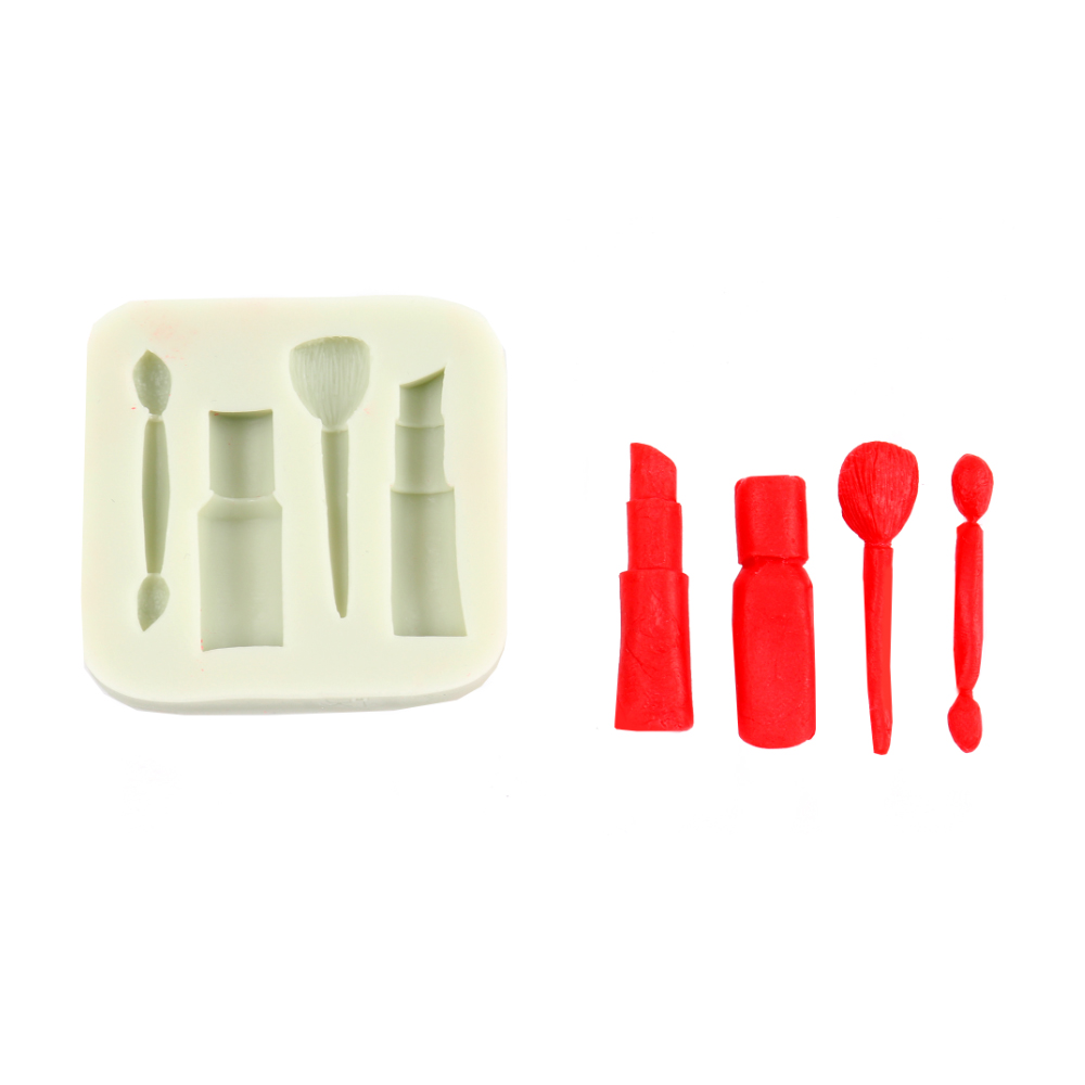 O'Creme Silicone Small Makeup and Brush Mold