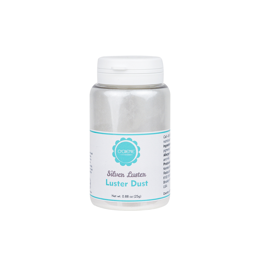 O'Creme Silver Luster Dust, 25 gr.
