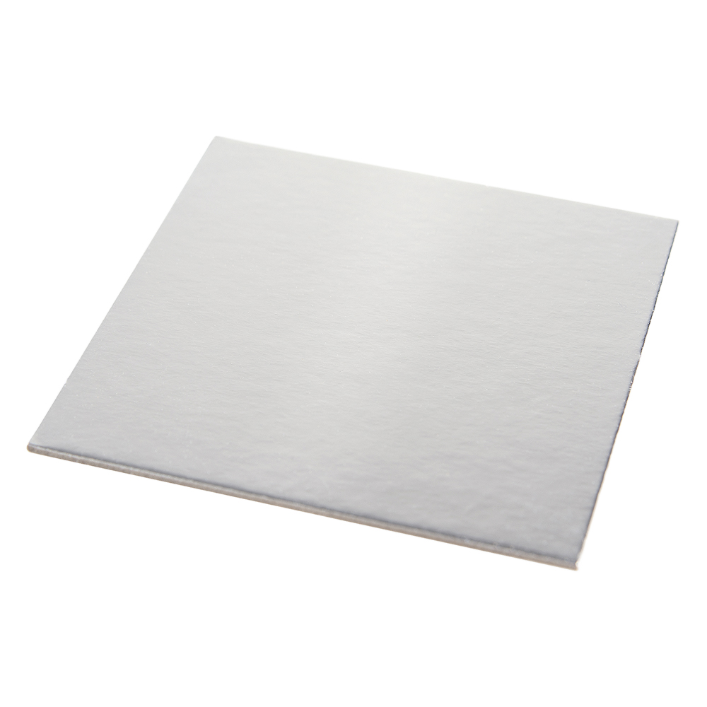 O'Creme Silver Square Mini Board, 4" - Pack of 100