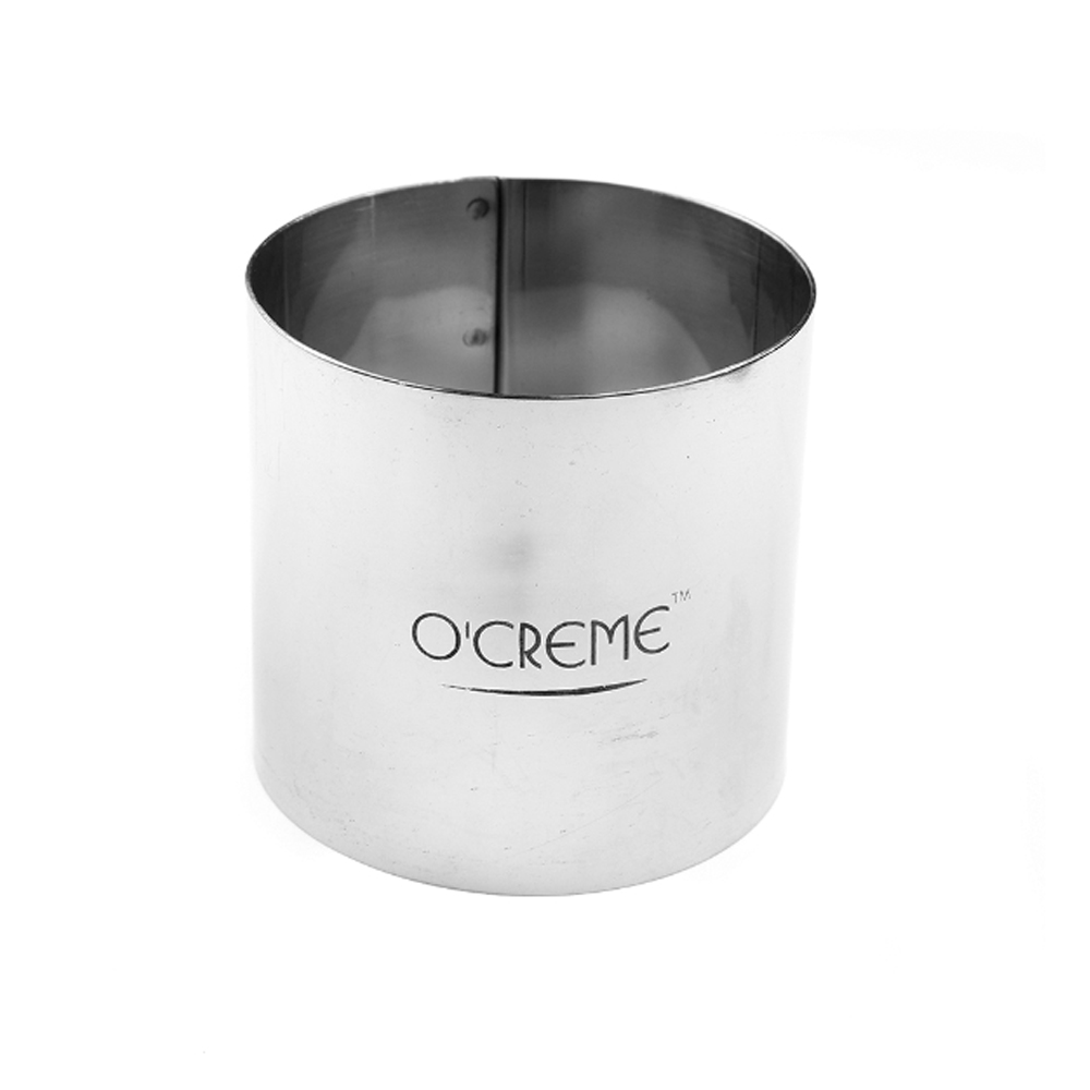 O'Creme Stainless Steel Round Cake Ring, 3" x 3" High