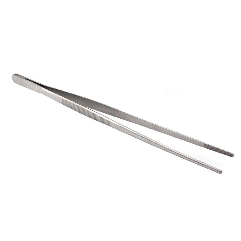 O'Creme Stainless Steel Straight Tip Tweezers, 12"