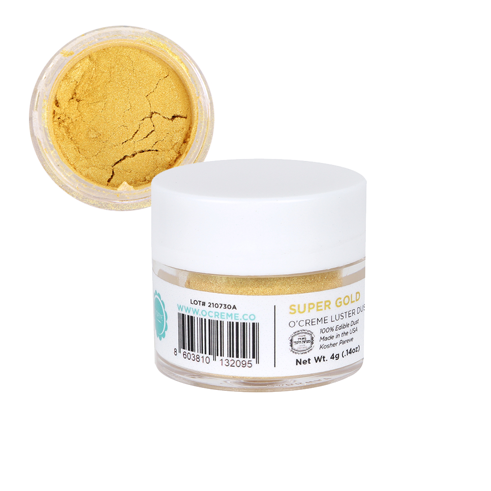 O'Creme Super Gold Luster Dust, 4 gr.