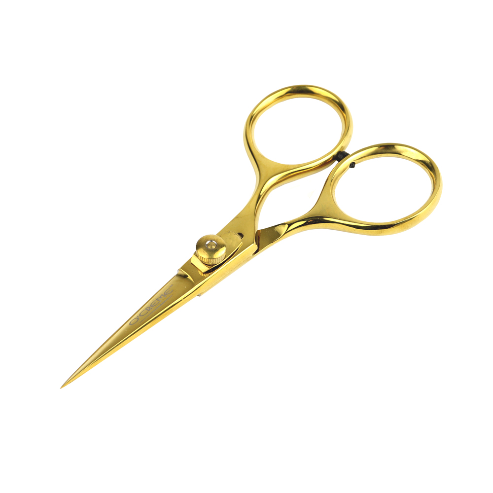 O'Creme Super Sharp Gold Stainless Steel Chef Scissors | Bakedeco