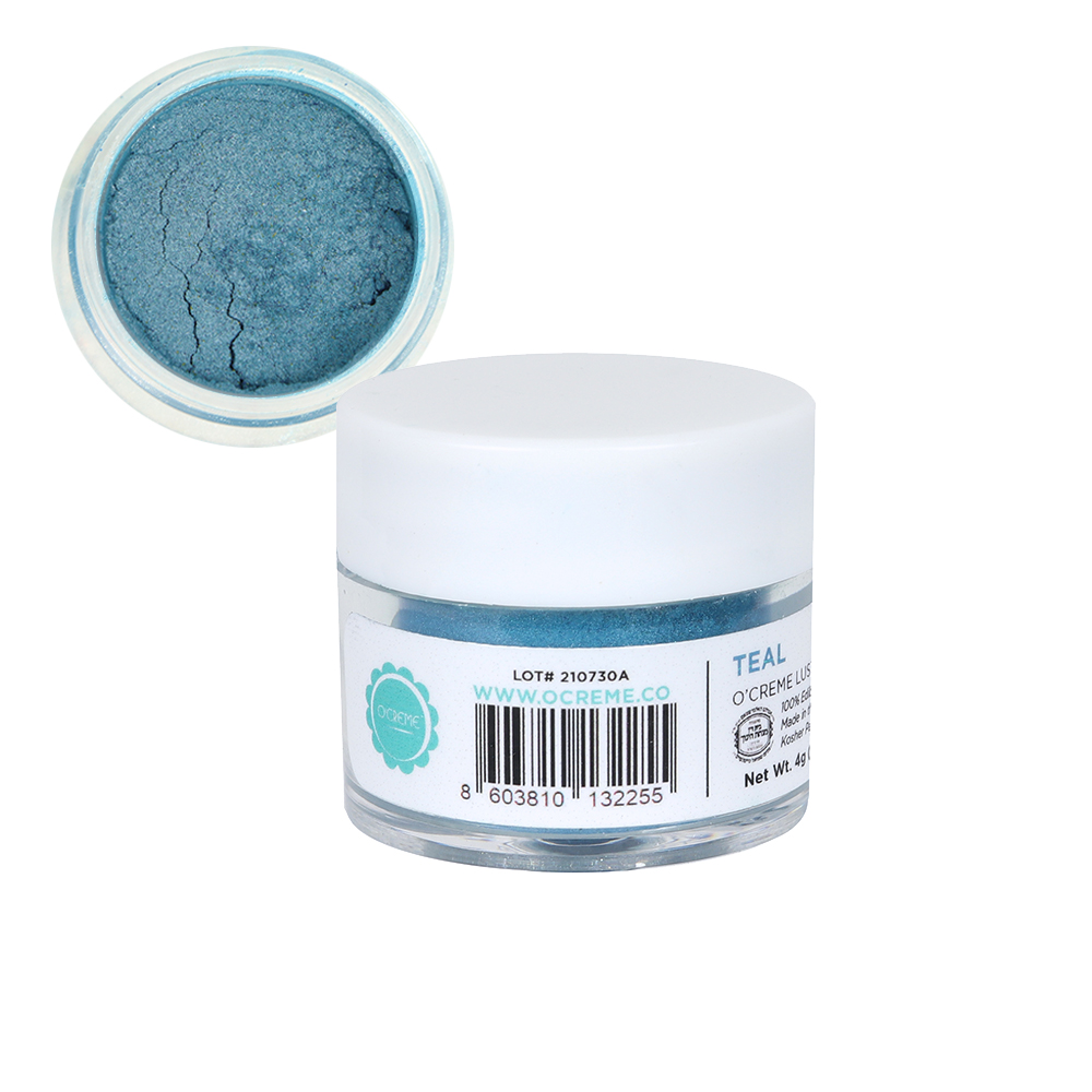 O'Creme Teal Luster Dust, 4 gr.