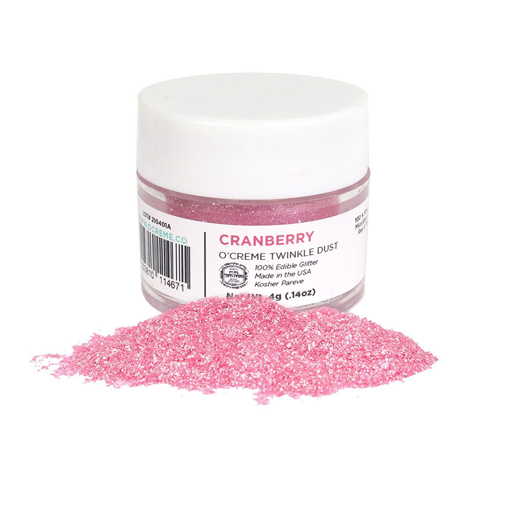 O'Creme Twinkle Dust, 4 gr. - Cranberry