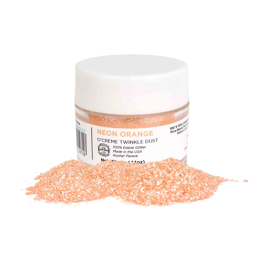 O'Creme Twinkle Dust, 4 gr. - Neon Orange