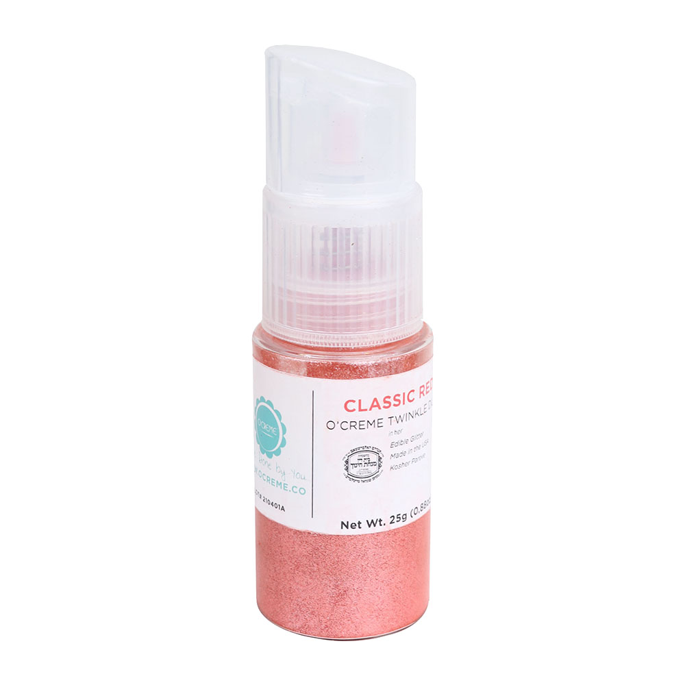 O'Creme Twinkle Dust Pump, 25 gr. - Classic Red