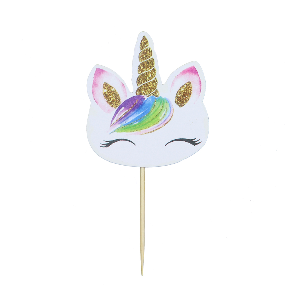 O'Creme Unicorn Cake Toppers, Pack of 24