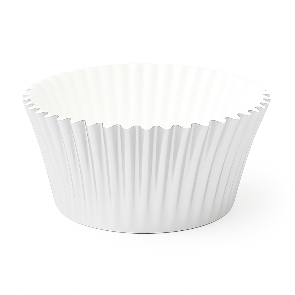 O'Creme White Foil Cupcake LIner, 2" Diameter - Pack of 500