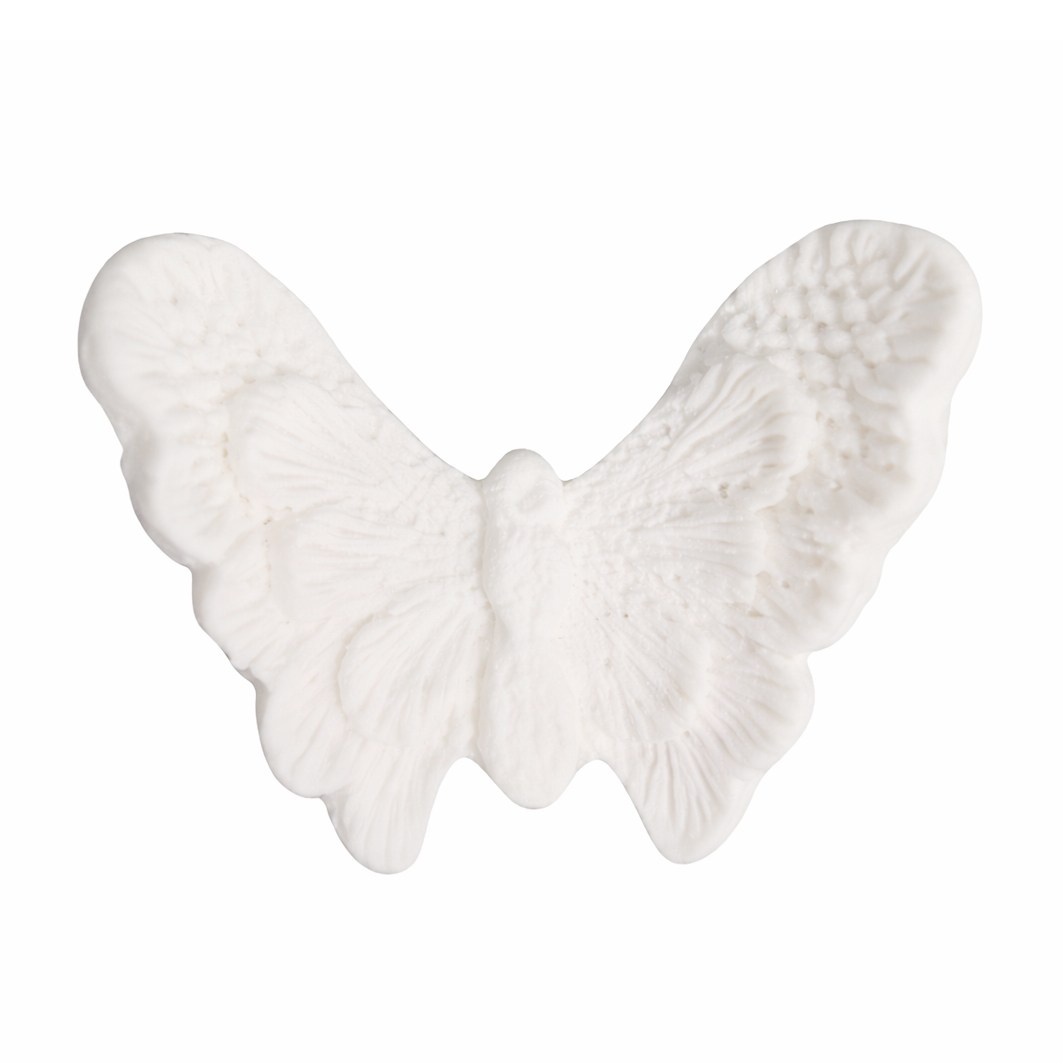 O'Creme White Gumpaste Butterflies, 2.0" - Set of 16