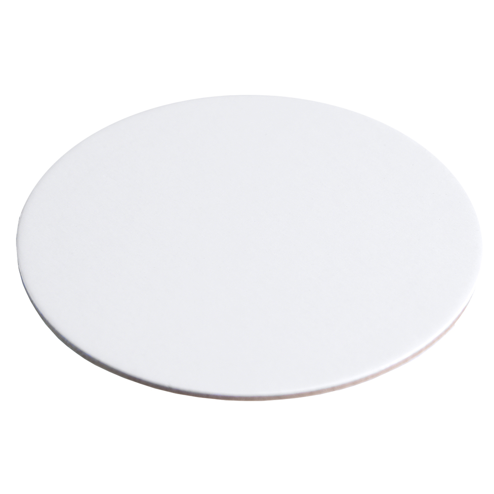 O'Creme White Round Mini Board, 4" - Pack of 100