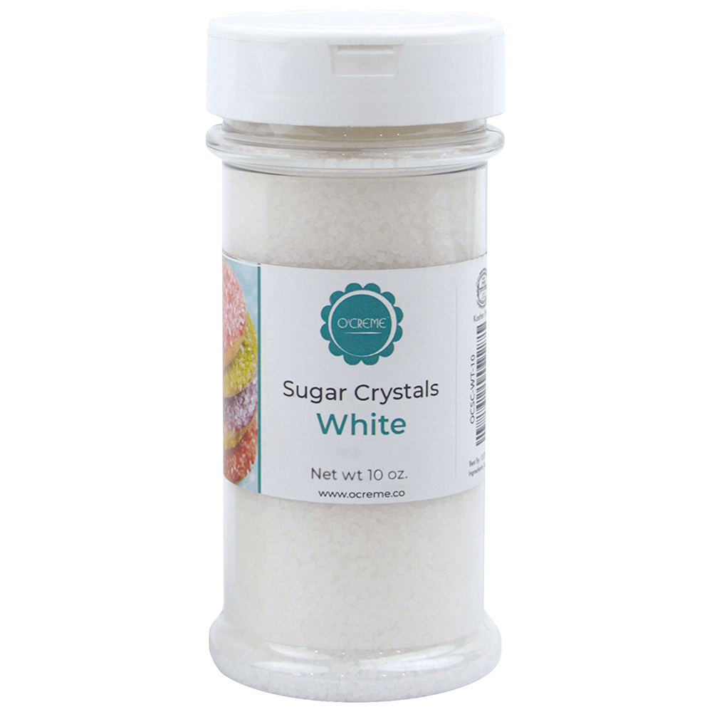 O'Creme White Sugar Crystals, 10 oz.