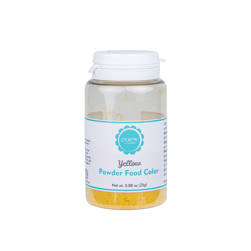 O'Creme Yellow Powder Food Color, grams