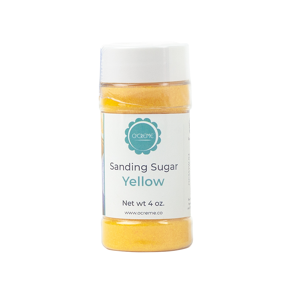 O'Creme Golden Yellow Sanding Sugar, oz