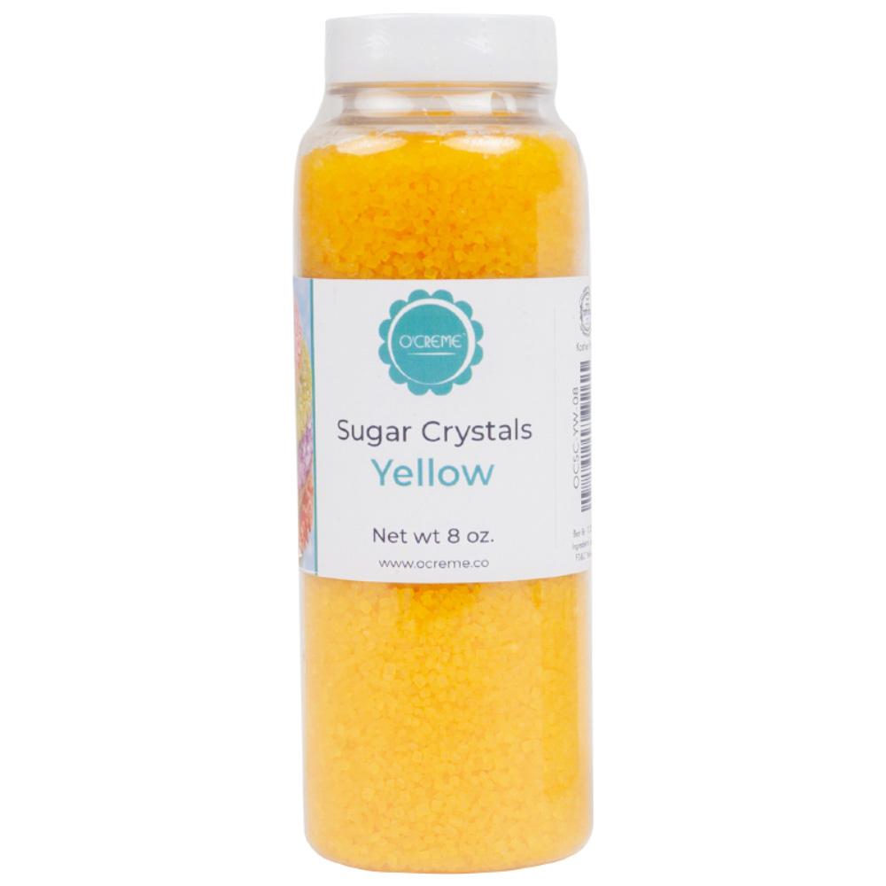 O'Creme Yellow Sugar Crystals, 8 oz.