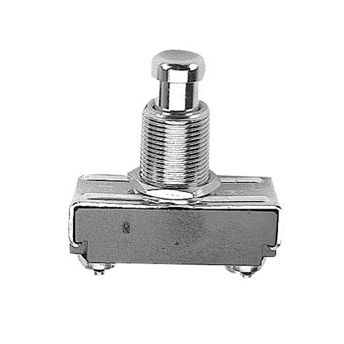 Off/Momentary On Push-In Switch - 15A/125V, 10A/250V