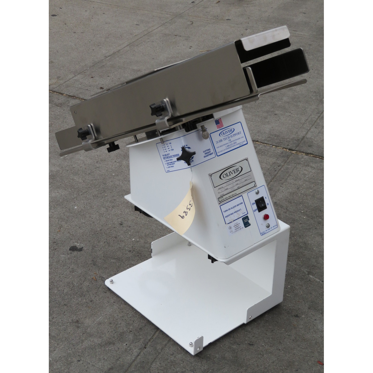 Oliver 702N Bagel Slicer, Used Excellent Condition Bakery Machinery