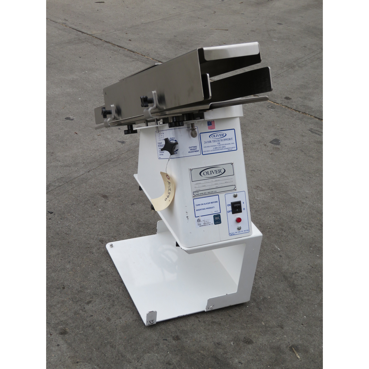 Oliver 702N Bagel Slicer, Used Excellent Condition Bakery Machinery