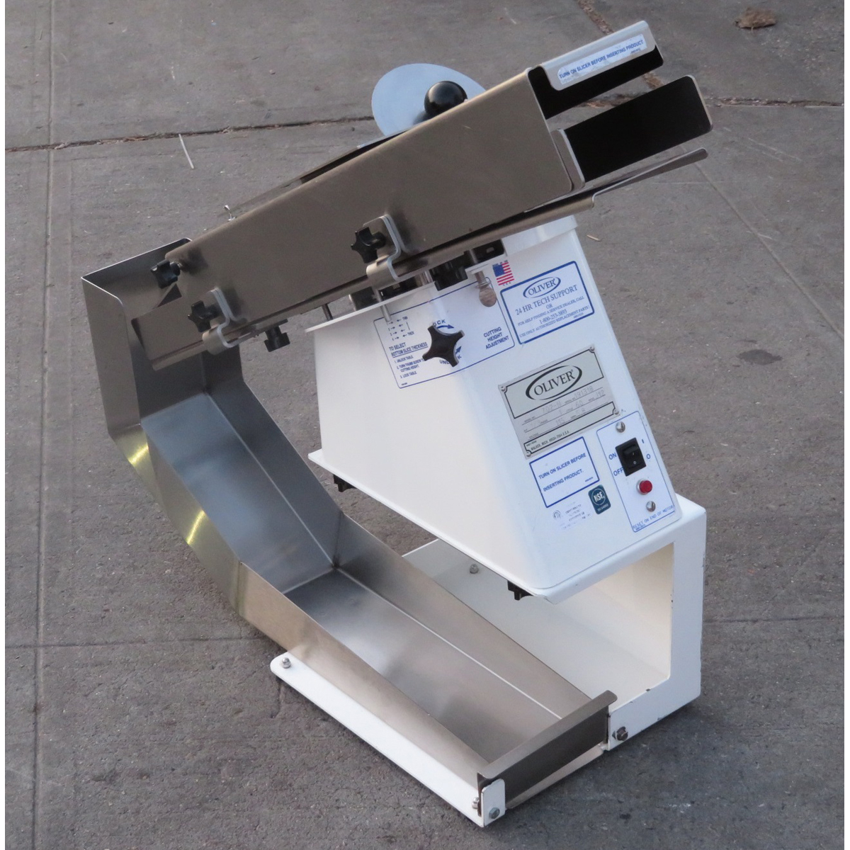 Oliver 702N Bagel Slicer, Used Excellent Condition Bakery Machinery