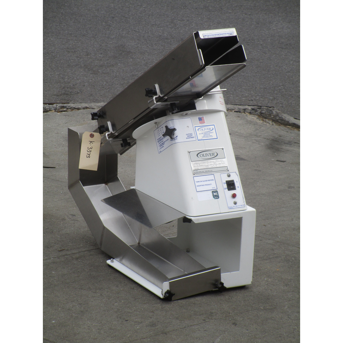 Oliver 702N Bagel Slicer, Used Great Condition Used Equipment We Have