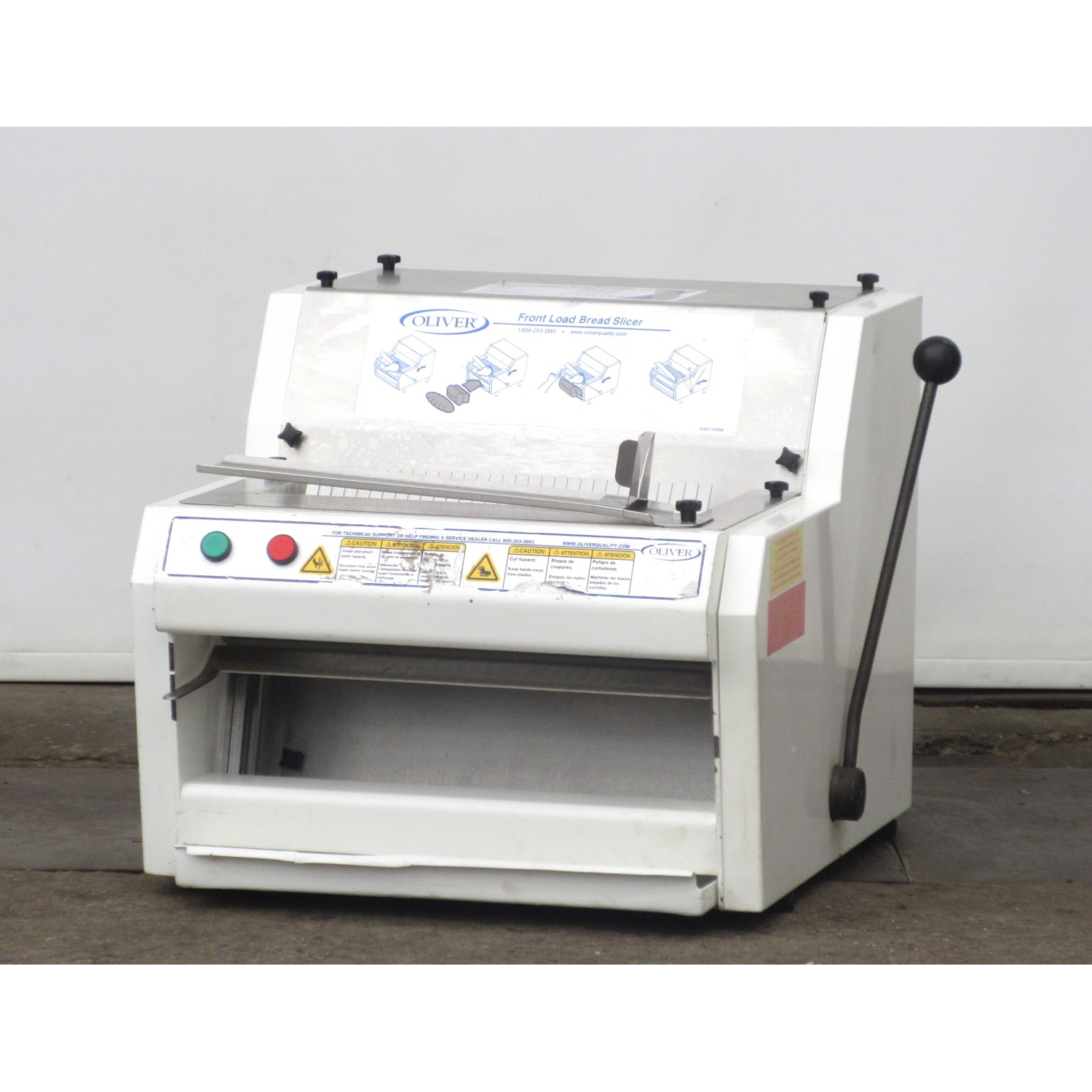 Oliver 732-N Bread Slicer 1/2" Cut, Used Excellent Condition 