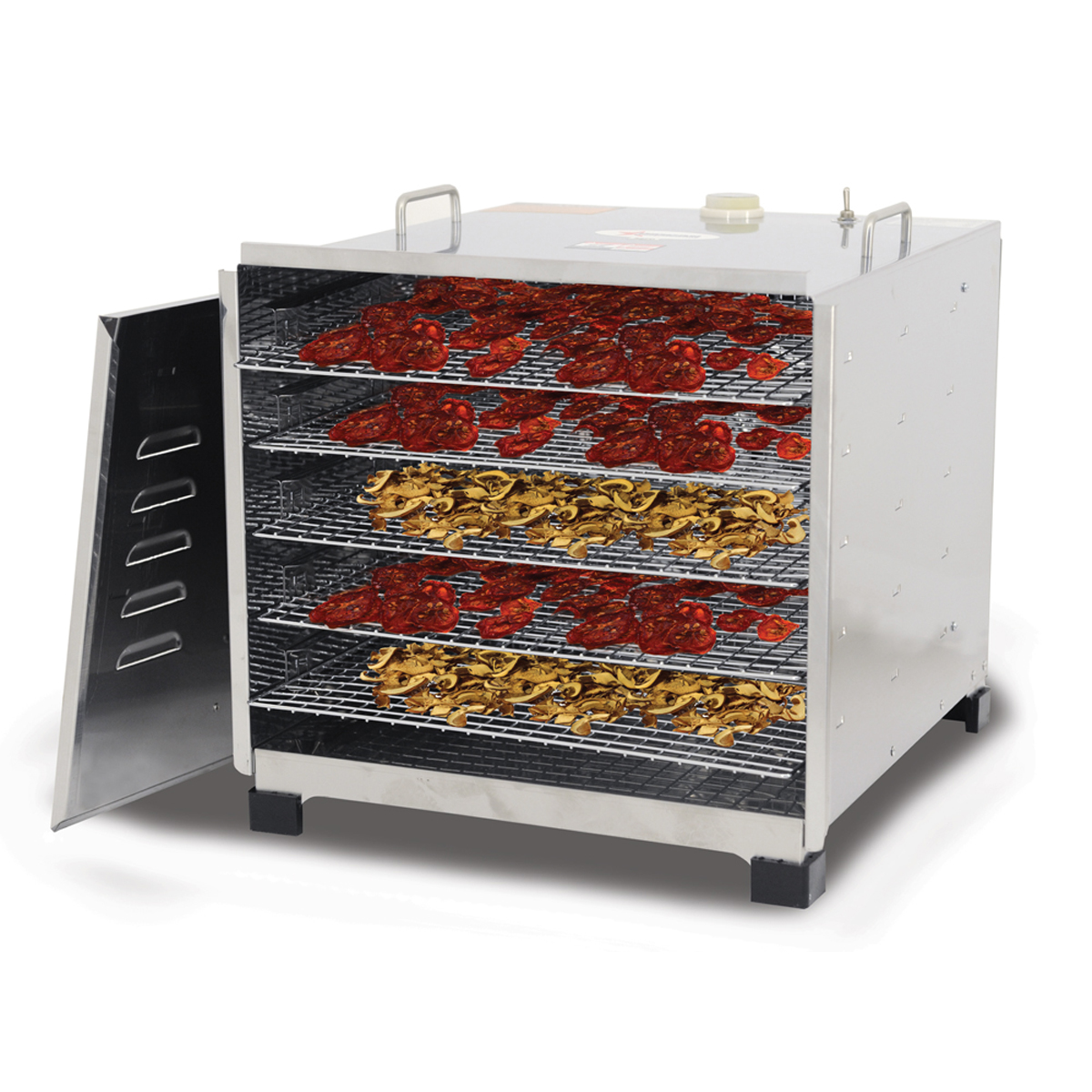 Omcan 10924 800W Stainless Steel Food Dehydrator with 5 Racks Food