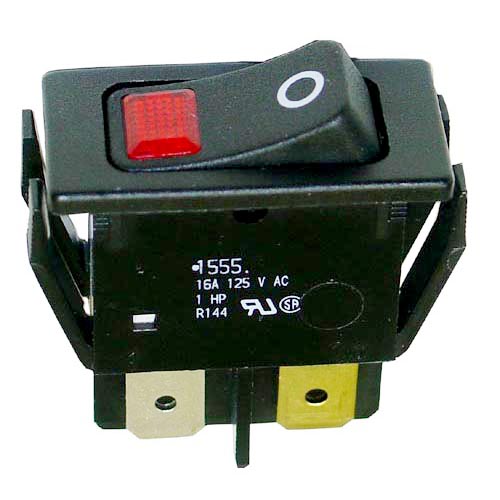 On/Off Lighted Rocker Switch - 16A/125V