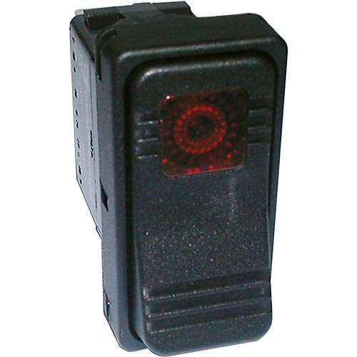 On/Off Lighted Rocker Switch - 20A/125V, 10A/250V