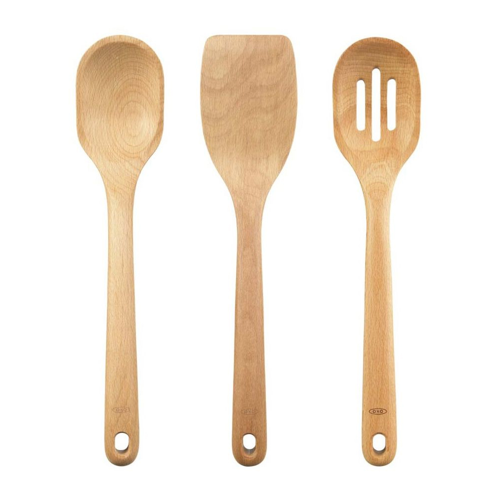 OXO 3 Piece Wooden Utensil Set