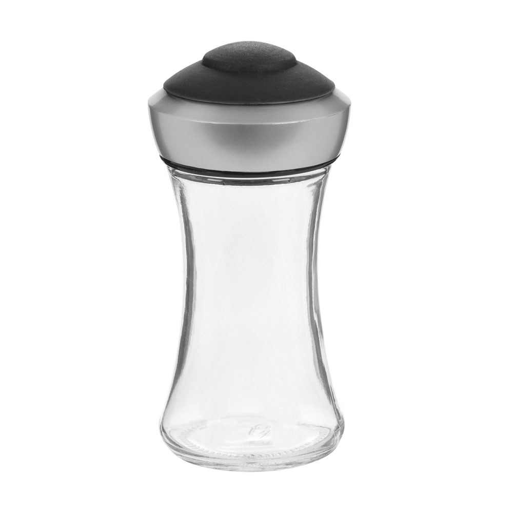 Trudeau Pop Salt or Pepper Shaker with Black Top